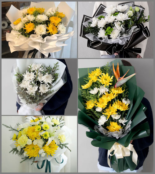 广东江门市开平市沙塘镇联光村白事花束代送